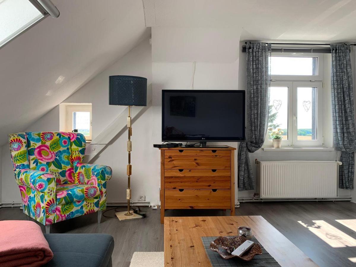 Vierseitenhof Hasenfelde - Ferienwohnung Feldblick Steinhofel Dış mekan fotoğraf